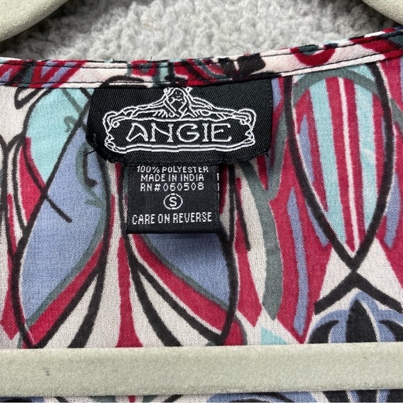 Angie Kimono Womens Size Small Boho Open Front Short Top - Picture 5 of 6